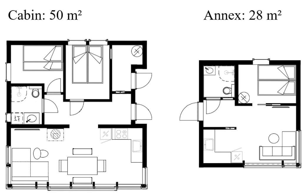 Exclusive Mountain Cabin With Spectacular Views At The Top Of Hodlekve With Possibility Of Extra Unit Sogndal Esterno foto